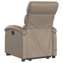 Cappuccino artificial leather foot massage recliner by , Armchairs - Ref: Foro24-3204053, Price: 307,16 €, Discount: %