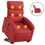 Sillón de majaje elevable eléctrico cuero artificial rojo de , Sillones - Ref: Foro24-3204066, Precio: 312,37 €, Descuento: %