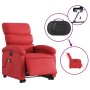 Sillón de majaje elevable eléctrico cuero artificial rojo de , Sillones - Ref: Foro24-3204066, Precio: 312,37 €, Descuento: %