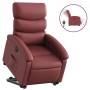 Sillón elevable eléctrico cuero artificial rojo tinto de , Sillones - Ref: Foro24-3204058, Precio: 314,15 €, Descuento: %