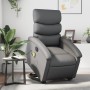 Gray synthetic leather electric lift massage chair by , Armchairs - Ref: Foro24-3204064, Price: 303,88 €, Discount: %