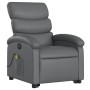 Gray synthetic leather electric lift massage chair by , Armchairs - Ref: Foro24-3204064, Price: 303,88 €, Discount: %