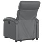 Gray synthetic leather electric lift massage chair by , Armchairs - Ref: Foro24-3204064, Price: 303,88 €, Discount: %