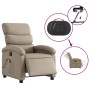 Cappuccino Synthetic Leather Electric Massage Recliner by , Armchairs - Ref: Foro24-3204039, Price: 288,51 €, Discount: %