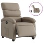 Sillón reclinable eléctrico de cuero sintético color capuchino de , Sillones - Ref: Foro24-3204032, Precio: 266,87 €, Descuen...