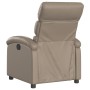 Cappuccino Faux Leather Power Recliner by , Armchairs - Ref: Foro24-3204032, Price: 266,87 €, Discount: %