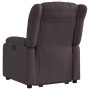 Sillón eléctrico reclinable elevable de tela marrón oscuro de , Sillones - Ref: Foro24-3205345, Precio: 431,47 €, Descuento: %