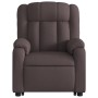 Sillón eléctrico reclinable elevable de tela marrón oscuro de , Sillones - Ref: Foro24-3205345, Precio: 431,47 €, Descuento: %