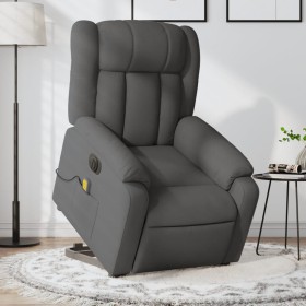 Liftable reclining electric massage chair dark gray fabric by , Armchairs - Ref: Foro24-3205353, Price: 330,99 €, Discount: %