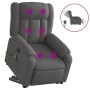 Sillón de masaje eléctrico reclinable elevable tela gris oscuro de , Sillones - Ref: Foro24-3205353, Precio: 347,51 €, Descue...