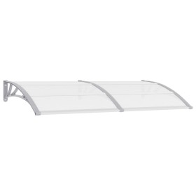 Gray PC door canopy 200x100 cm by vidaXL, Awnings - Ref: Foro24-45630, Price: 95,99 €, Discount: %