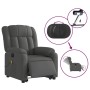 Sillón de masaje eléctrico reclinable elevable tela gris oscuro de , Sillones - Ref: Foro24-3205353, Precio: 330,57 €, Descue...