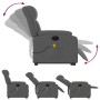 Liftable reclining electric massage chair dark gray fabric by , Armchairs - Ref: Foro24-3205353, Price: 330,57 €, Discount: %