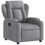 Sillón reclinable eléctrico tela gris claro de , Sillones - Ref: Foro24-3204458, Precio: 268,43 €, Descuento: %