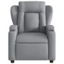 Sillón reclinable eléctrico tela gris claro de , Sillones - Ref: Foro24-3204458, Precio: 268,43 €, Descuento: %