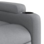 Sillón reclinable eléctrico tela gris claro de , Sillones - Ref: Foro24-3204458, Precio: 268,43 €, Descuento: %