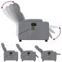 Electric Massage Recliner Light Gray Fabric by , Armchairs - Ref: Foro24-3204470, Price: 260,73 €, Discount: %