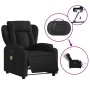 Sillón reclinable de masaje eléctrico tela negro de , Sillones - Ref: Foro24-3204472, Precio: 264,97 €, Descuento: %