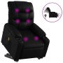 Black synthetic leather electric lifting massage chair by , Armchairs - Ref: Foro24-3206620, Price: 326,93 €, Discount: %