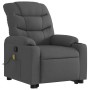 Silla de masaje reclinable de pie de tela gris oscuro de , Sillones - Ref: Foro24-3206655, Precio: 330,64 €, Descuento: %