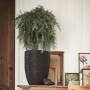 Capi Vase Nature Rib elegant low black 46x58 cm KBLR783 by Capi, Pots and planters - Ref: Foro24-424224, Price: 171,24 €, Dis...