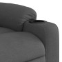 Silla de masaje reclinable de pie de tela gris oscuro de , Sillones - Ref: Foro24-3206655, Precio: 330,64 €, Descuento: %