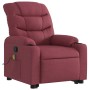 Red fabric liftable massage recliner by , Armchairs - Ref: Foro24-3206657, Price: 311,99 €, Discount: %