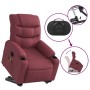 Red fabric liftable massage recliner by , Armchairs - Ref: Foro24-3206657, Price: 311,99 €, Discount: %