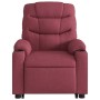 Red fabric liftable massage recliner by , Armchairs - Ref: Foro24-3206657, Price: 311,99 €, Discount: %