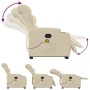 Liegender Fußmassagesessel aus cremefarbenem Stoff von , Sessel - Ref: Foro24-3206662, Preis: 311,99 €, Rabatt: %