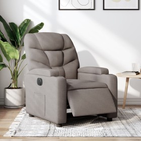 Sillón reclinable eléctrico tela gris taupé de , Sillones - Ref: Foro24-3204580, Precio: 280,99 €, Descuento: %