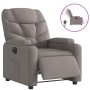 Taupe gray fabric electric recliner by , Armchairs - Ref: Foro24-3204580, Price: 256,37 €, Discount: %