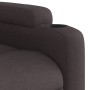 Sillón reclinable de masaje eléctrico tela marrón oscuro de , Sillones - Ref: Foro24-3204589, Precio: 268,98 €, Descuento: %