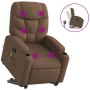 Brown Fabric Foot Recliner Massage Chair by , Armchairs - Ref: Foro24-3204612, Price: 421,99 €, Discount: %