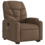 Silla de masaje reclinable de pie de tela marrón de , Sillones - Ref: Foro24-3204612, Precio: 288,36 €, Descuento: %