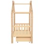 Estructura de cama infantil con cajón madera de pino 70x140 cm de vidaXL, Cunas y camas para niños - Ref: Foro24-322145, Prec...