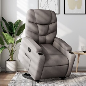 Liftable recliner taupe gray fabric by , Armchairs - Ref: Foro24-3204604, Price: 310,99 €, Discount: %