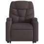 Sillón eléctrico reclinable elevable de tela marrón oscuro de , Sillones - Ref: Foro24-3204625, Precio: 308,48 €, Descuento: %