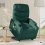 Electric massage chair reclining liftable dark green fabric by , Armchairs - Ref: Foro24-3204638, Price: 327,38 €, Discount: %