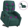 Electric massage chair reclining liftable dark green fabric by , Armchairs - Ref: Foro24-3204638, Price: 327,38 €, Discount: %