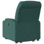 Sillón masaje eléctrico reclinable elevable tela verde oscuro de , Sillones - Ref: Foro24-3204638, Precio: 450,99 €, Descuent...