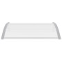 Marquesina para puerta PC 120x100 cm de vidaXL, Toldos - Ref: Foro24-45628, Precio: 58,60 €, Descuento: %