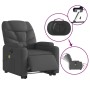 Liftable reclining electric massage chair dark gray fabric by , Armchairs - Ref: Foro24-3204633, Price: 332,56 €, Discount: %