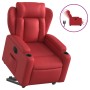 Sillón elevable eléctrico cuero artificial rojo de , Sillones - Ref: Foro24-3204563, Precio: 329,63 €, Descuento: %