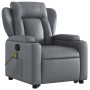 Sillón de masaje elevable eléctrico cuero sintético gris de , Sillones - Ref: Foro24-3204568, Precio: 354,76 €, Descuento: %