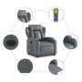 Gray synthetic leather electric lift massage chair by , Armchairs - Ref: Foro24-3204568, Price: 358,26 €, Discount: %