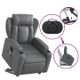 Gray synthetic leather electric lift massage chair by , Armchairs - Ref: Foro24-3204568, Price: 358,26 €, Discount: %