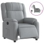 Sillón reclinable eléctrico tela gris claro de , Sillones - Ref: Foro24-3205178, Precio: 254,22 €, Descuento: %