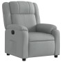 Sillón reclinable eléctrico tela gris claro de , Sillones - Ref: Foro24-3205178, Precio: 254,22 €, Descuento: %