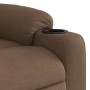 Sillón de masaje eléctrico reclinable elevable tela marrón de , Sillones - Ref: Foro24-3206676, Precio: 336,76 €, Descuento: %